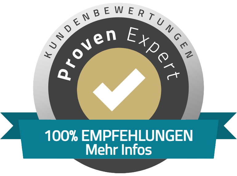 ProvenExpert – 100% Empfehlungen